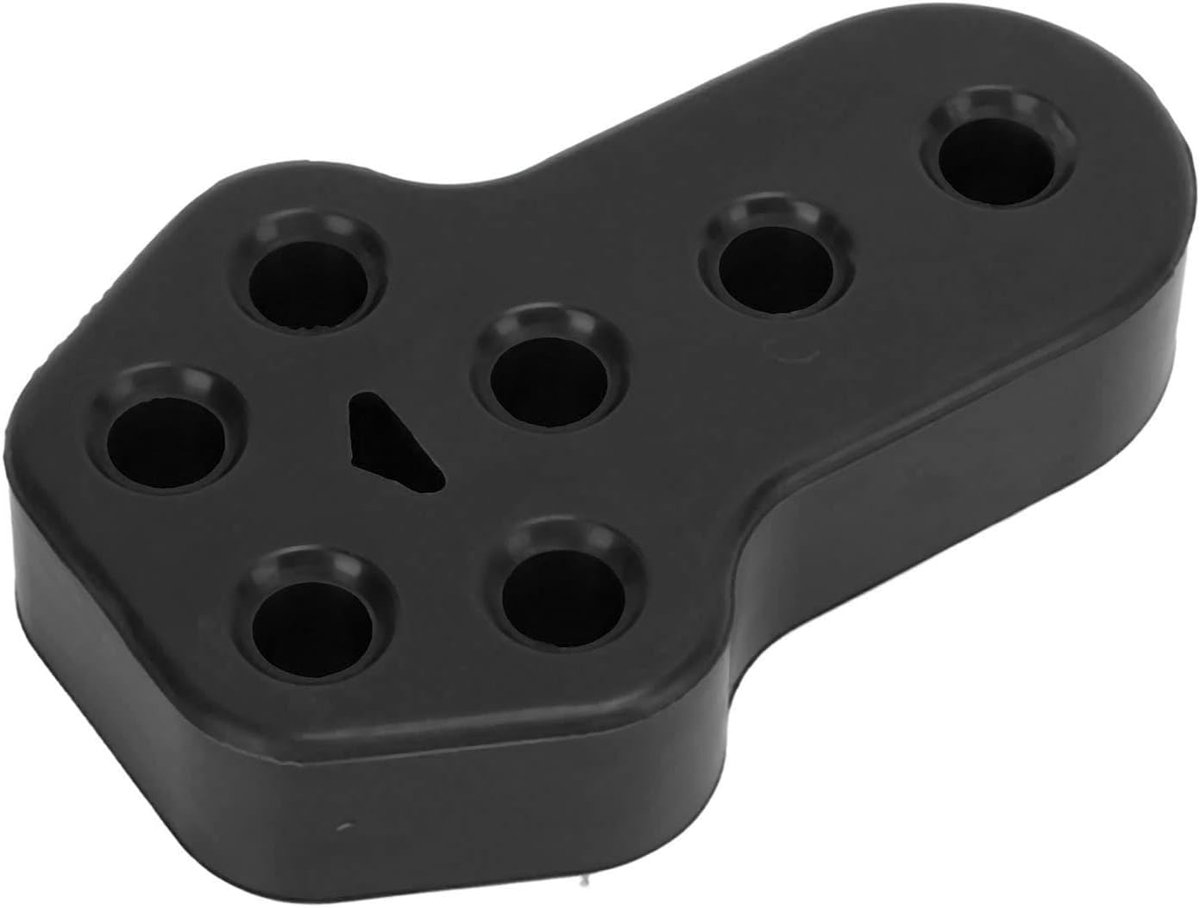Rubber Uitlaat Hanger, Auto Uitlaat Hanger Bus Uitlaat Rubber Isolator Beugel Universele 7 Gaten 12mm Dia(zwart) Andere accessoires
