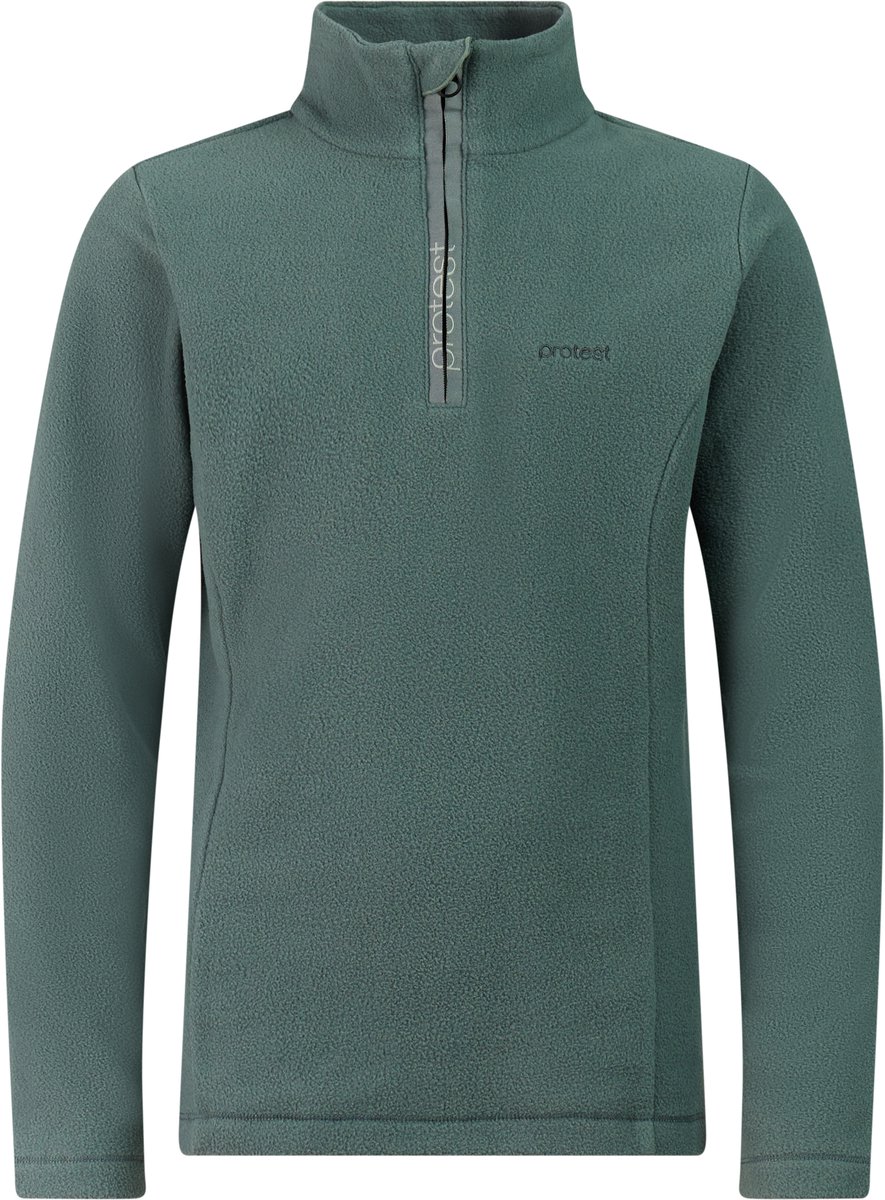Protest Remutey Skipully Meisjes Fleece 1/4 rits Evergreen