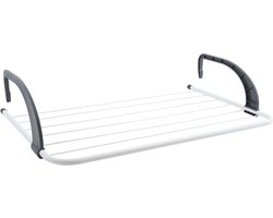 MSV Wasrek voor Balkon – Droogrek met 5 Meter Drooglengte – Balkonrek voor Sportkleding en Fijne Was – Ruimtebesparend