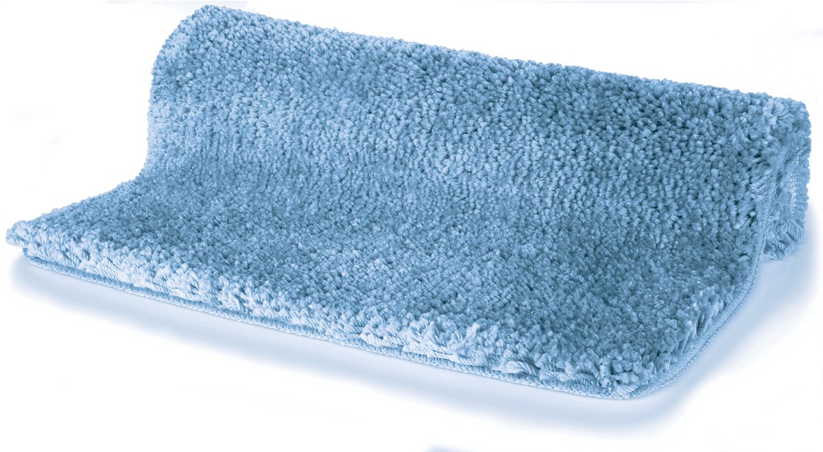 Spirella Badmat – Antislip Badkamer Mat van Microvezel – Zachte Badmatten met Lange Pool van 40 mm