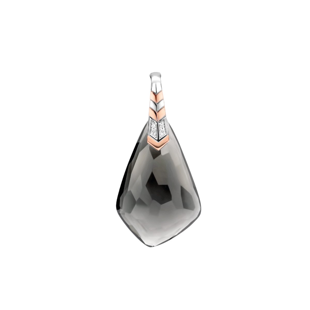 TI SENTO Dames Hanger - 925 zilver - Grijsblauw - 6793GB