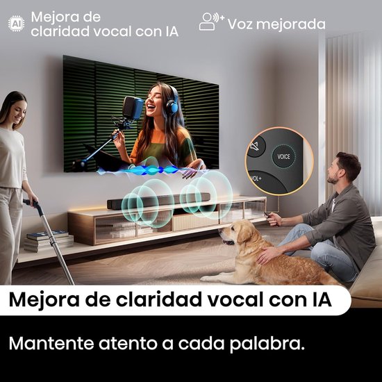 Soundbar - Home Cinema Systeem - Films Kijken - DTS Virtual X - 120 W - Zwart — afbeelding 2