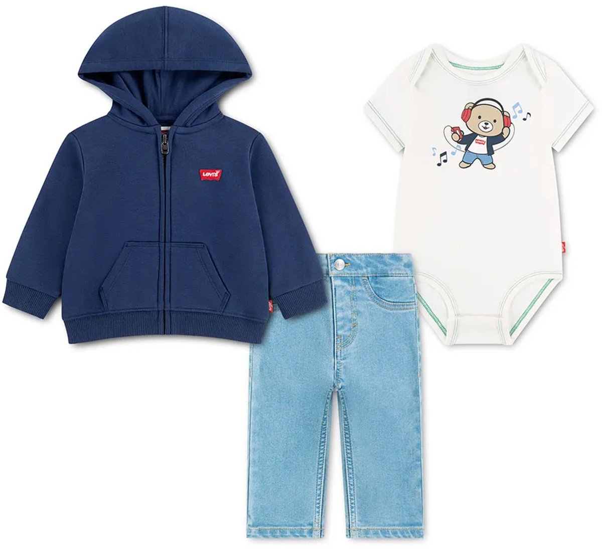 Levi´s ® Kids R557 Set Blauw 9 Months Jongen