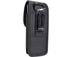 Case Cover Nylon met Metalen Clip Business voor iBall Kobalt 5.5F Youva (2016) - Zwart