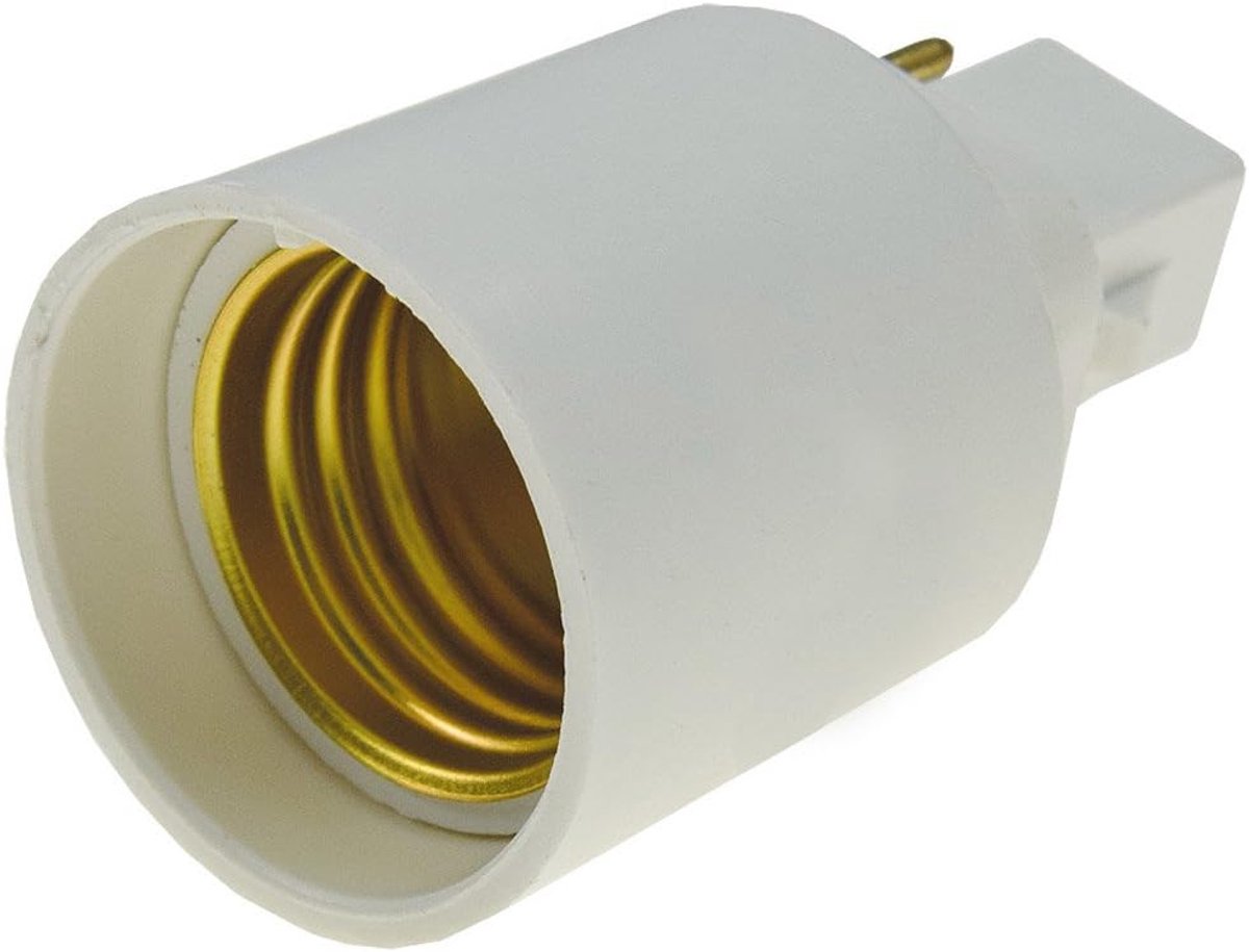adapter E27 gloeilamp in G24 fitting
