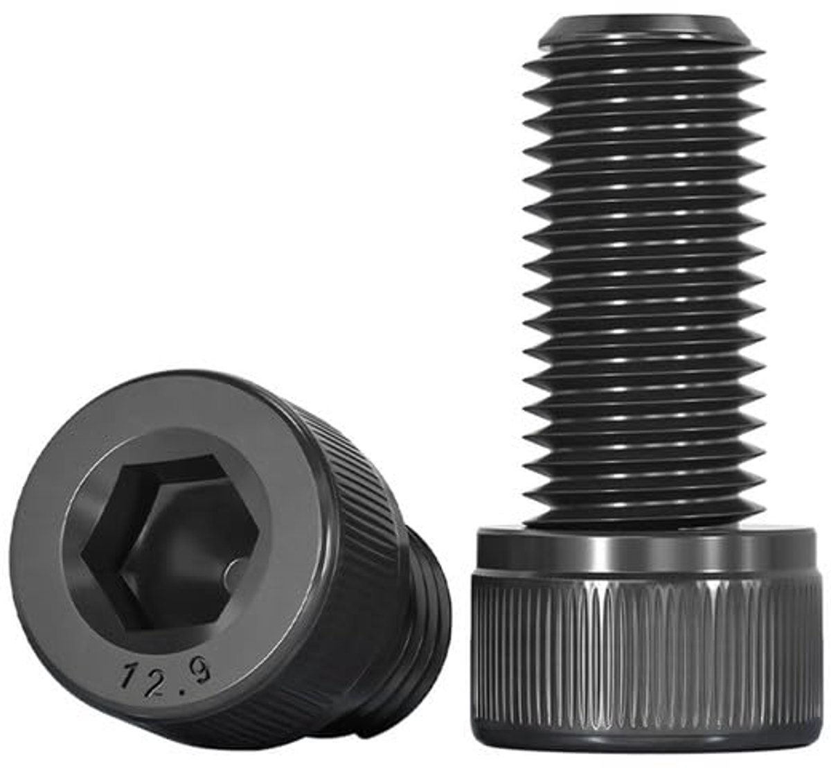 12,9 Gelegeerd staal Interne zeskant Cilinderkop Bouten | Kopje kop Hoge sterkte Machineschroeven Bevestigingen M8 x 30mm 20 pcs