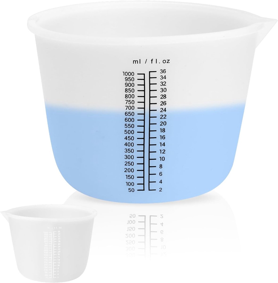 1000 ml maatbeker van siliconen