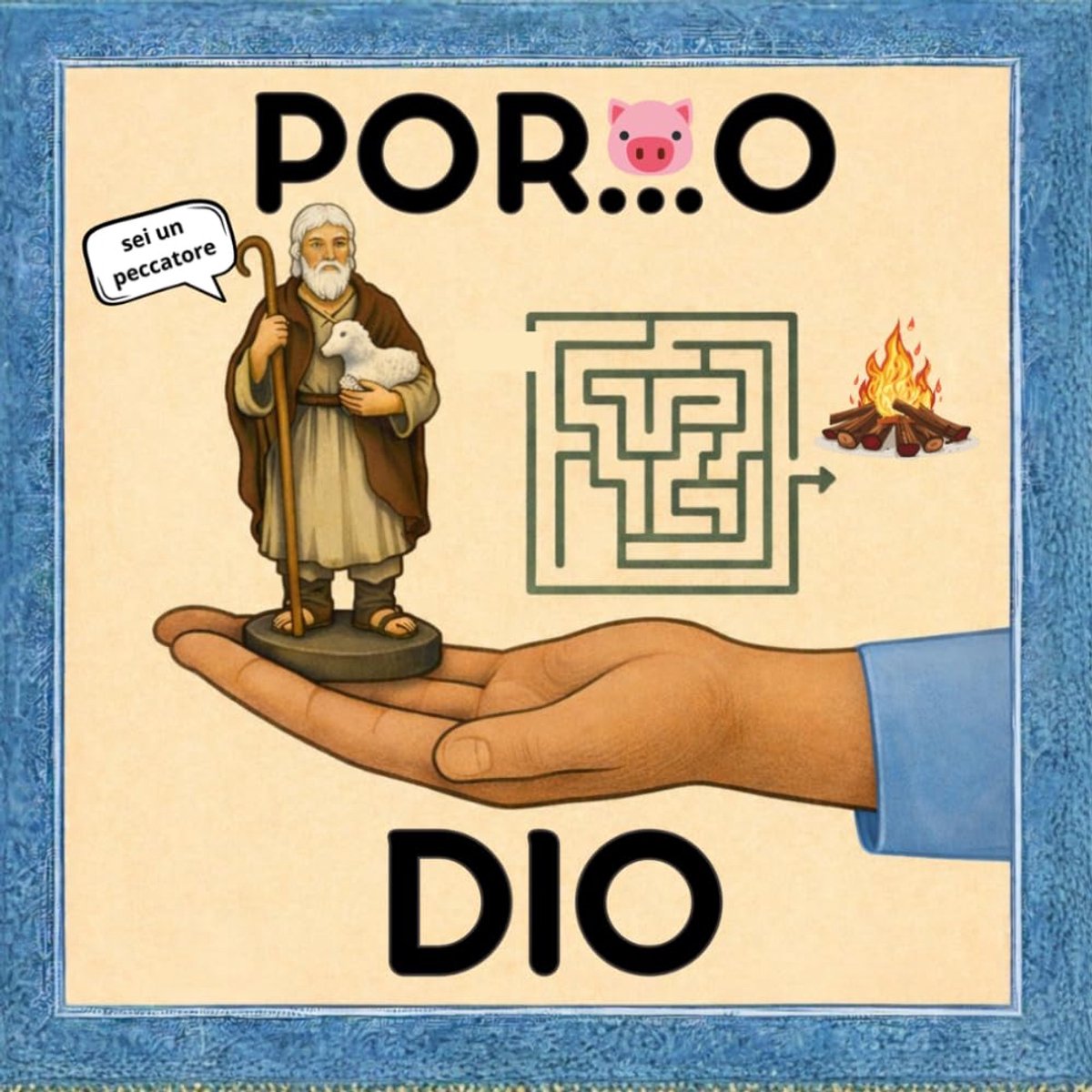DIO: 80 Labirinti per Accompagnarlo in Posti Incredibilmente Blasfemi | Idea per Regali Stupidi e Divertenti per Uomo, Lui, Fidanzato, Amico, ... e per Natale, Compleanno e Secret Santa!