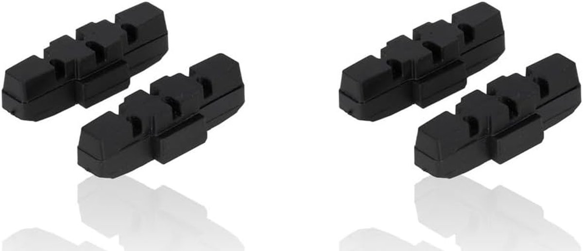 Remblokken Fiets V-Brake voor MTB, Fiets Remblokken 50mm, 4 Stuks, Hydraulische Remmen, Compatibel met HS33 en HS11, Zwart