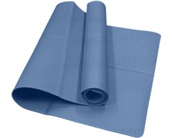 yogamat voor dames en heren, NIUAWASA draagbaar, 6 mm dik, EVA-oefening, fitnessstudio, deurmat voor fitness, yoga, pilates, training, camping, outdoor, reizen