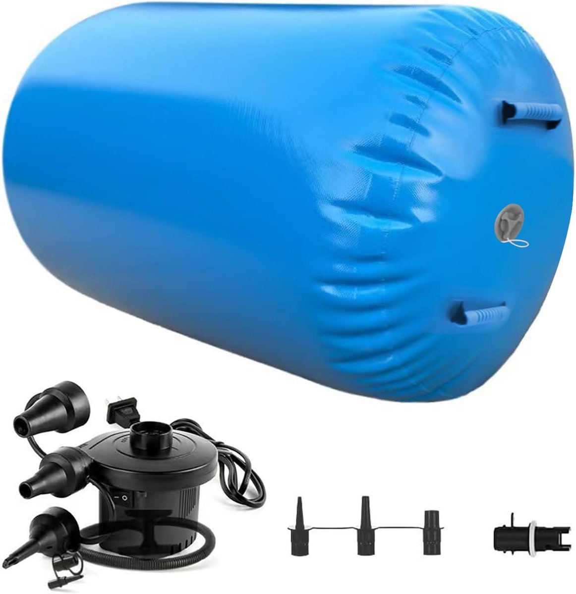 Air Roll, 80 / 90 cm, gymnastiekrol, met elektrische luchtpomp, voor thuisgebruik, yoga, fitness