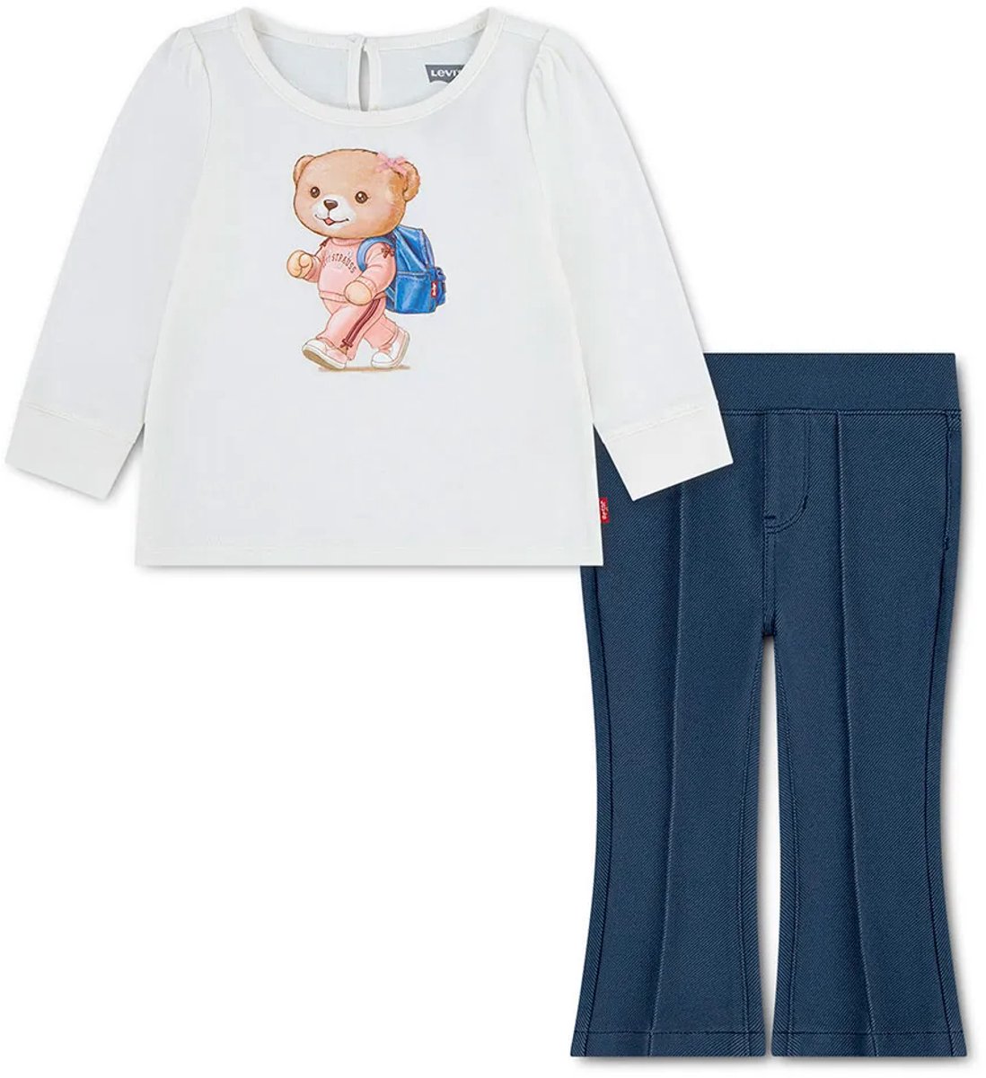 Levi´s ® Kids Gfx & Knit Set 18 Months Meisje Egret