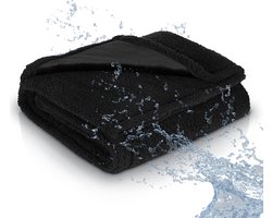 Medure Love Blanket - Waterdichte Deken - 216x216cm - Zwart - Sex Bed - 100 Date Night - Erotiek - Massage - Waterproof - Waterafstotende Liefdesdeken - Squirt - XXL