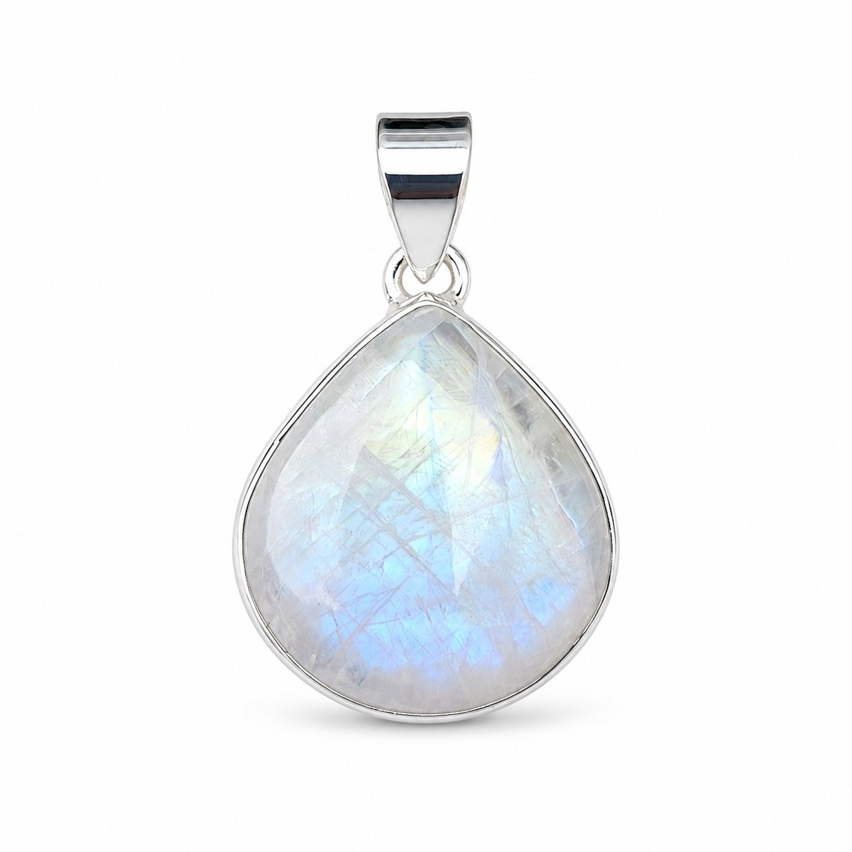 House of Jewels Grote Maansteen Hanger - 925 Zilver