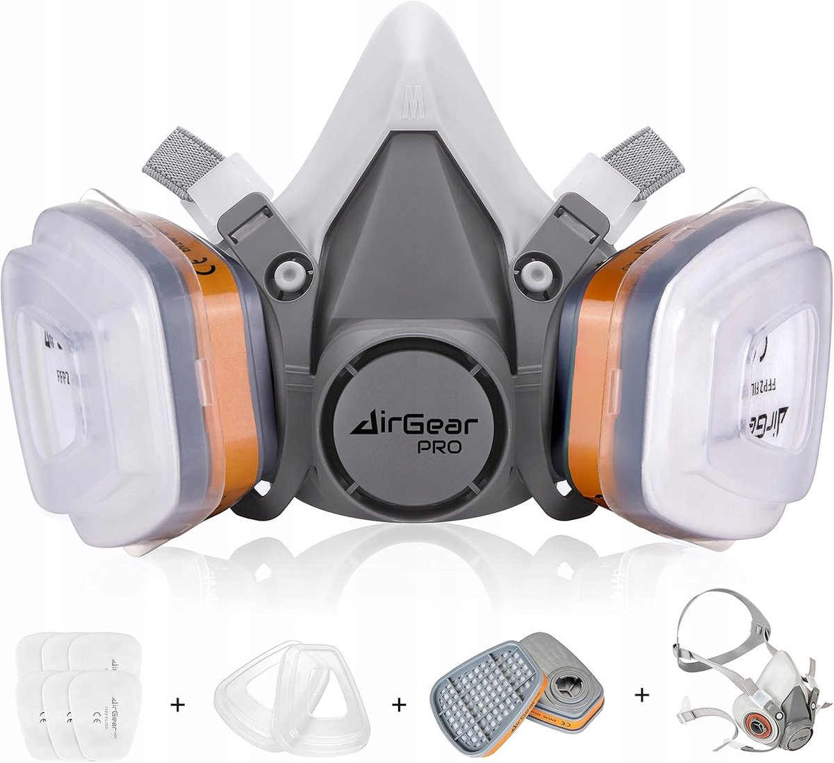Herbruikbaar Gasmasker A1P2 voor Stof en Dampen