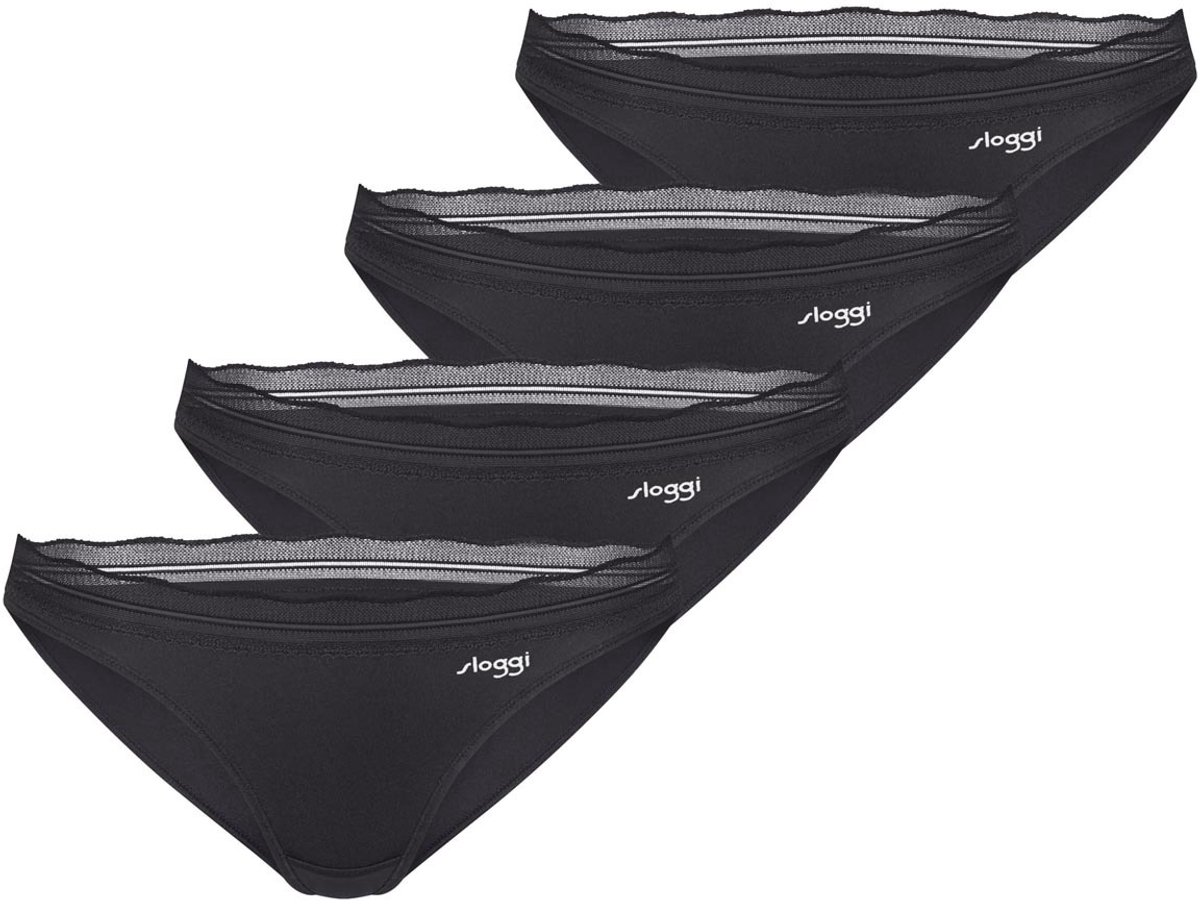 sloggi Dames slip / onderbroek 4 pack Go Blush
