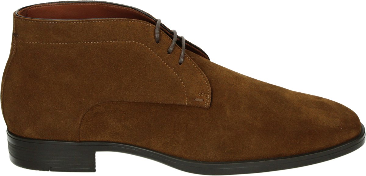 Greve - 3541.05-XF - Nette herenschoenenBusiness half-hoog - Kleur: Cognac - Maat: 39