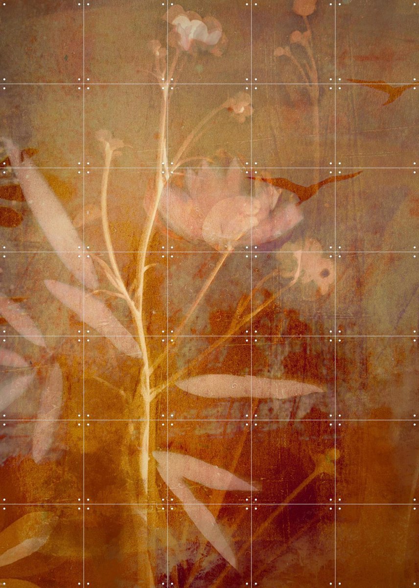IXXI Little Pink Flower, RAR Kramer - 100 x 140 cm - Gratis ophangtool - Grote wanddecoratie en posters - Surrealisme, Gemengde Technieken