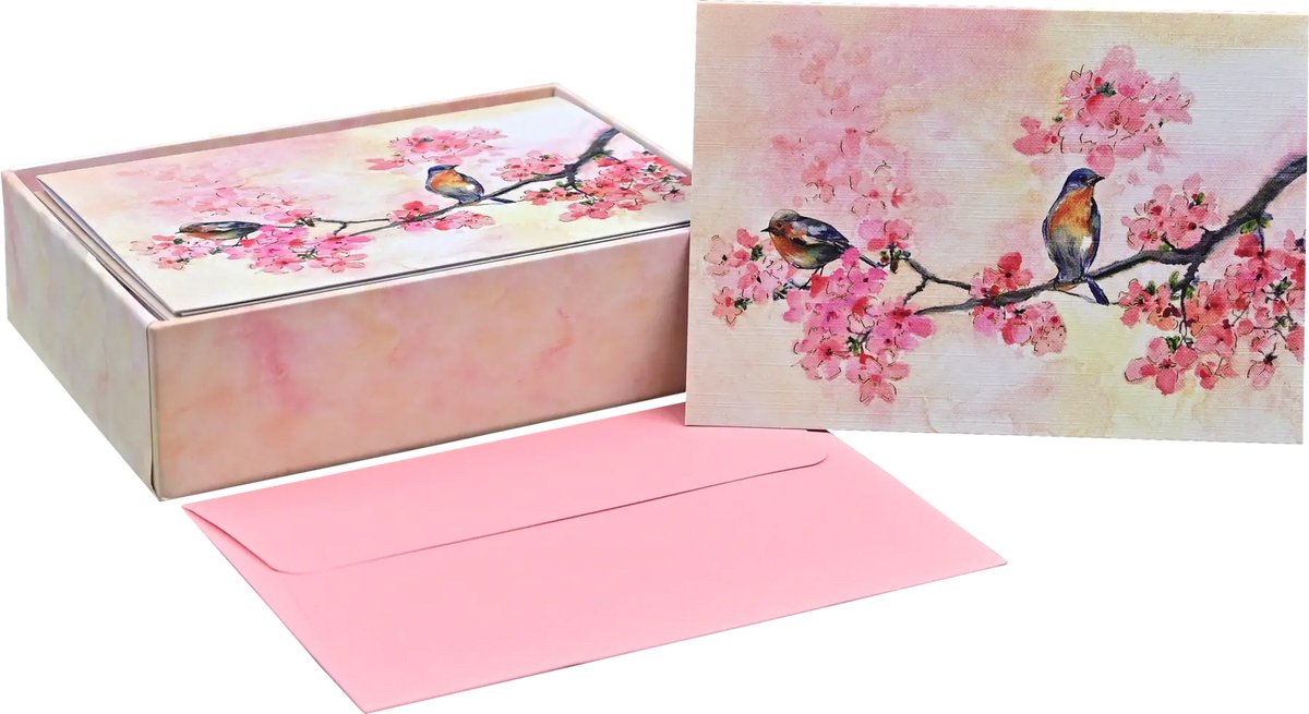 Cherry Blossoms in Spring Notitiekaarten 14 stuks