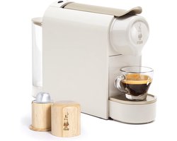 Espressomachine - Koffiezetapparaat - Italiaanse Espresso - Gemaakt van gerecycled plastic - 500 ml tank - Taupe