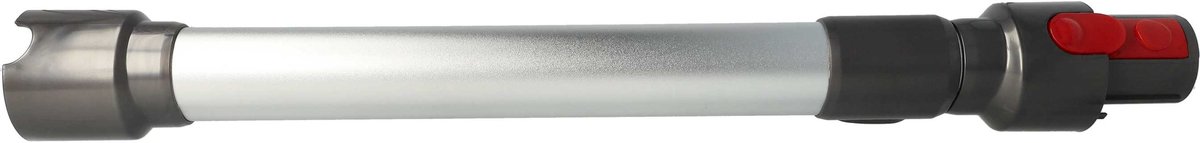 vhbw-stofzuigerbuis, compatibel met de Dyson V7 Motorhead Plus, Motorhead Pro, Trigger en Motorhead Origin stofzuigers – 44,5 – 66,5 cm, zilver