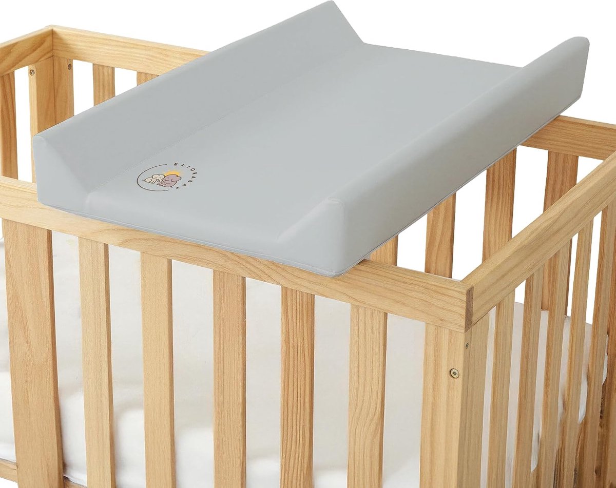 Aankleedkussen, aankleedtafel, 80 x 50 x 10 cm, ftalaatvrij pvc, zacht gevoerd en onderhoudsvriendelijk, robuuste - ShopVlot