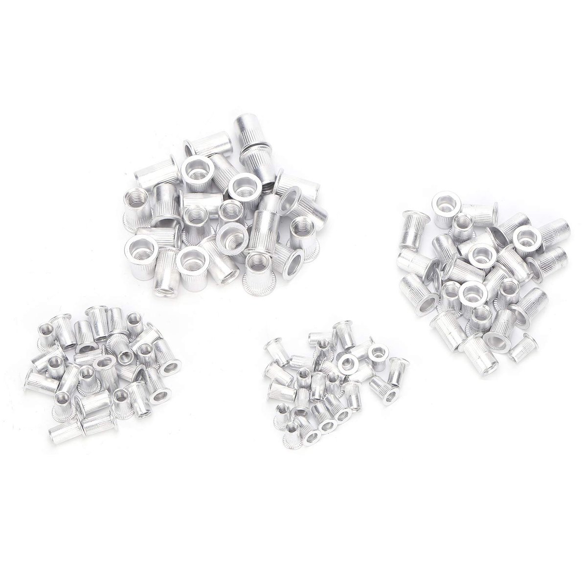 Blindklinkmoerenset, Blindklinkmoeraccessoires, M4/M5/M6/M8 Aluminium Klinknagelmoer