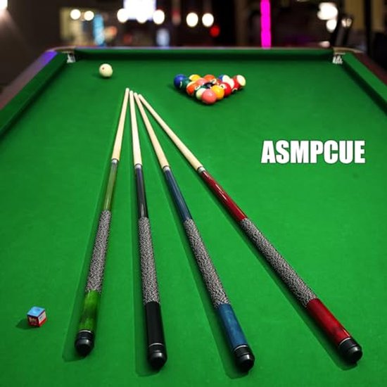 Biljart Keu - Pool Stick Keu - Biljart Spelen - Canadees Esdoornhout Constructie - 58 inch 20 oz - Rood — afbeelding 4