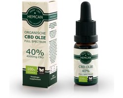 Organische CBD Olie 40% - Full Spectrum - Vegan - 100% Natuurlijk