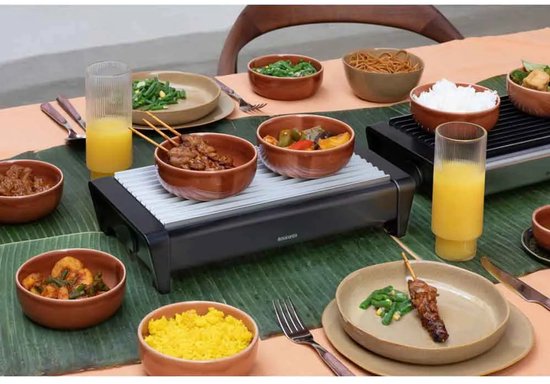 Brabantia Schotelwarmer / Rechaud - met 2 Kaarsjes - Matt Black — afbeelding 4