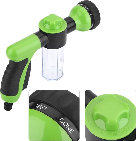 Hogedrukreiniger Auto Wassen Sproeipistool 6m (Groen) — afbeelding 4