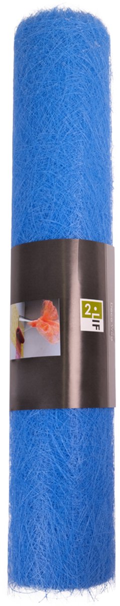 Decoweb Tafelband blauw 60cmx25mtr
