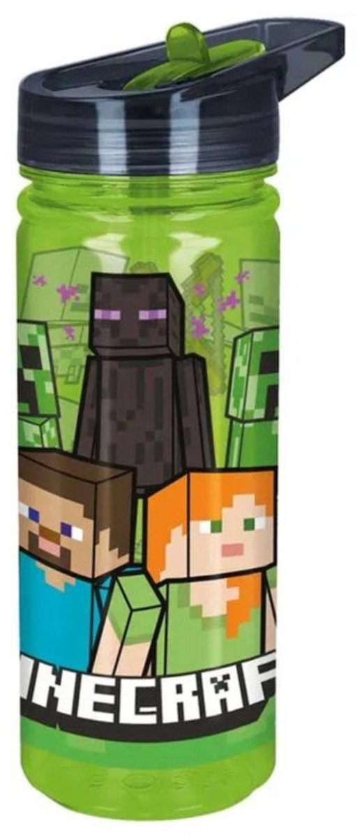 Minecraft lunchset; lunchbox, snackbox en drinkfles — afbeelding 4