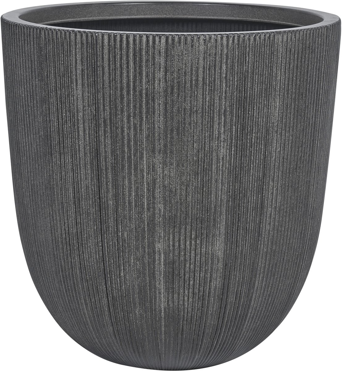 CHIOS - Plantenbak - Zwart - 44 cm - Polyresin
