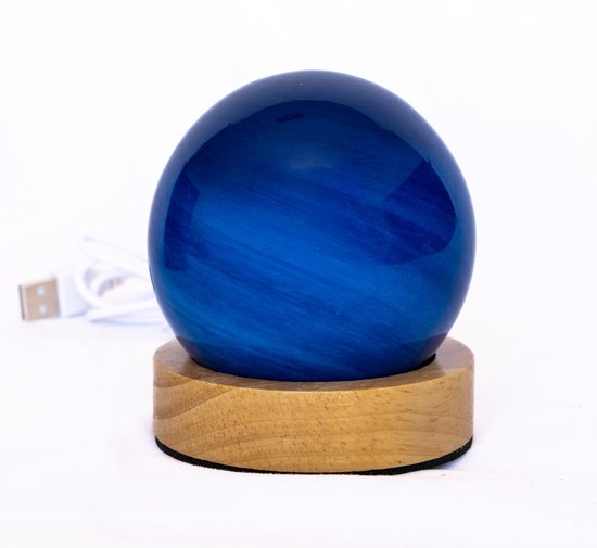 Nachtlamp - Lamp - Blauwe Lucht - Lucht - Blauw - 8 cm - 3D geprint van Merkloos — afbeelding 2