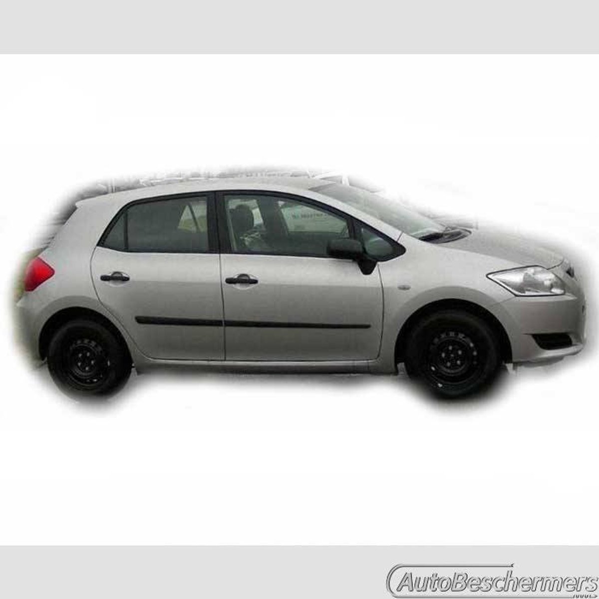 Stootlijsten set zwart voor Toyota Auris 5-deurs 2006-03.2010. De stootstrips zijn zelfklevend. Set a 4 stuks (#0014)