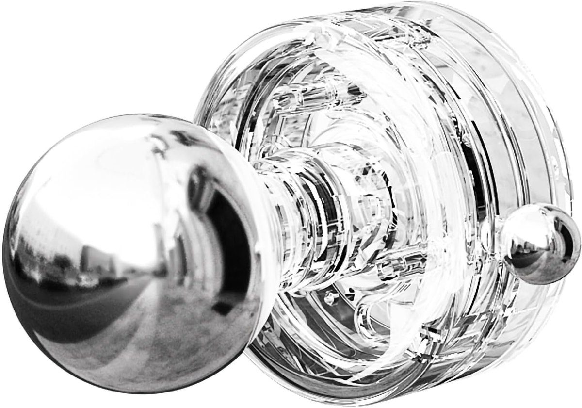 SnelShoppen - Krachtige grote zuignap handgreep voor glasdeur, raam, kast, koelkast, meubels - Geen installatie vereist, verwijderbaar, diamantdesign