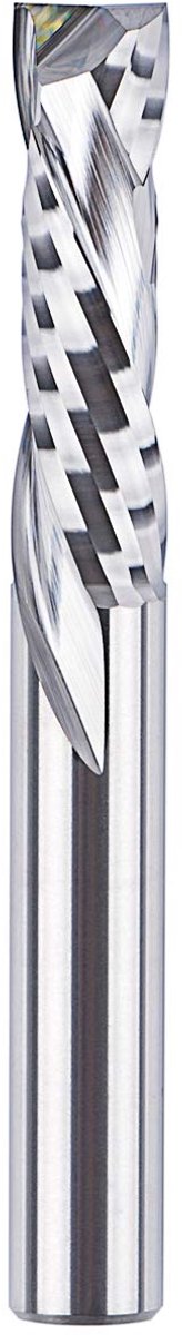SnelShoppen - Spiral Nut Cutter 6mm Schacht 22mm Snijlengte VHM Frees voor Router CNC Freesgereedschap Houtbewerking - Precisie en Efficiëntie