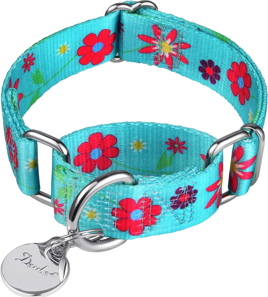 SnelShoppen - Martingale Hondenhalsband - Verstelbare Zachte Hondenhalsband - Duurzame D-ring - Strangulatieketting voor Grote, Middelgrote en Kleine