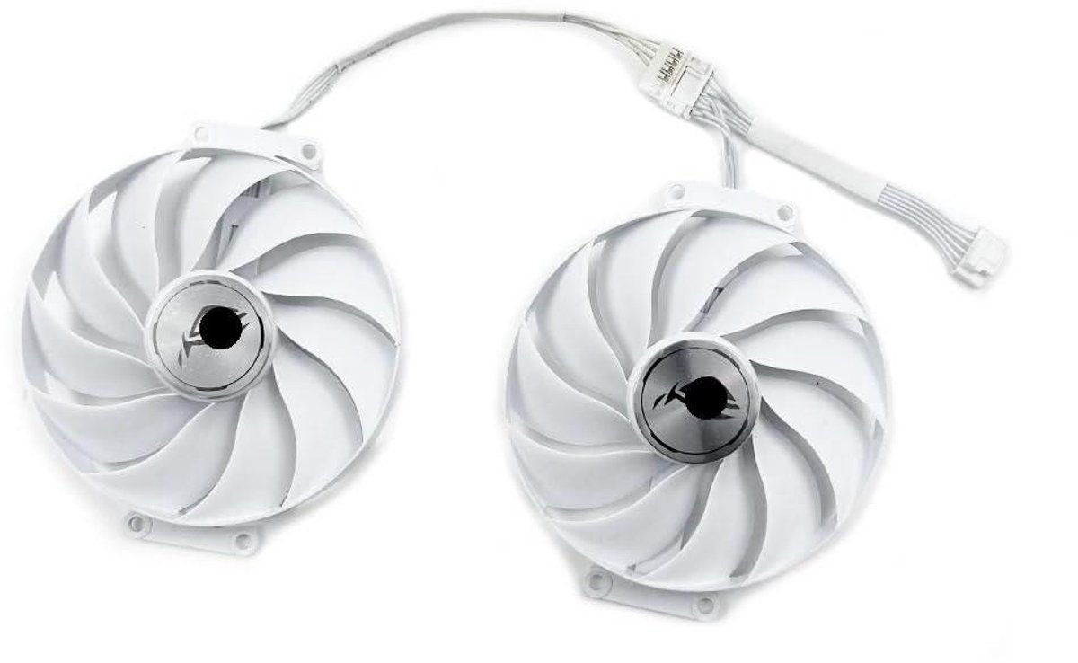 Computer Koelventilator - Grafische Kaart Ventilator - Systeem Koelen - Efficiënte Warmteafvoer - 90mm - Wit
