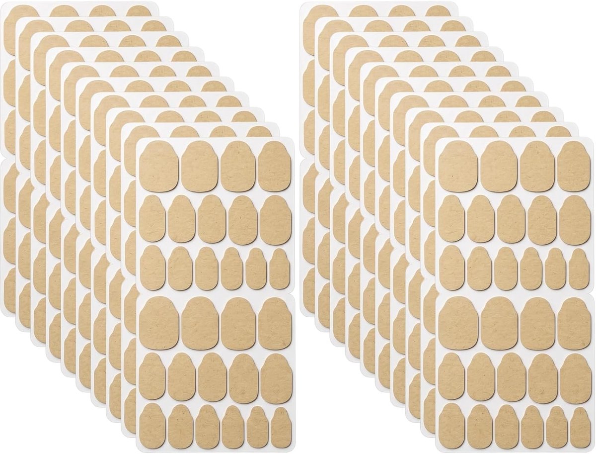 SnelShoppen - Soft-Gel-Nagelsticker Set - 20 Vellen Ultradunne Pads - 15 Maten Waterbestendig, Niet-giftig en Transparant - Perfect voor Thuisgebruik