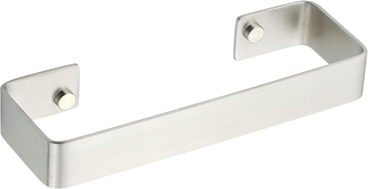 SnelShoppen - 304 Roestvrijstalen Handdoekrek 20 cm | Towel Holder voor Badkamer en Keuken | Geelborsteld Design met Boren | Duurzaam en Stijlvol