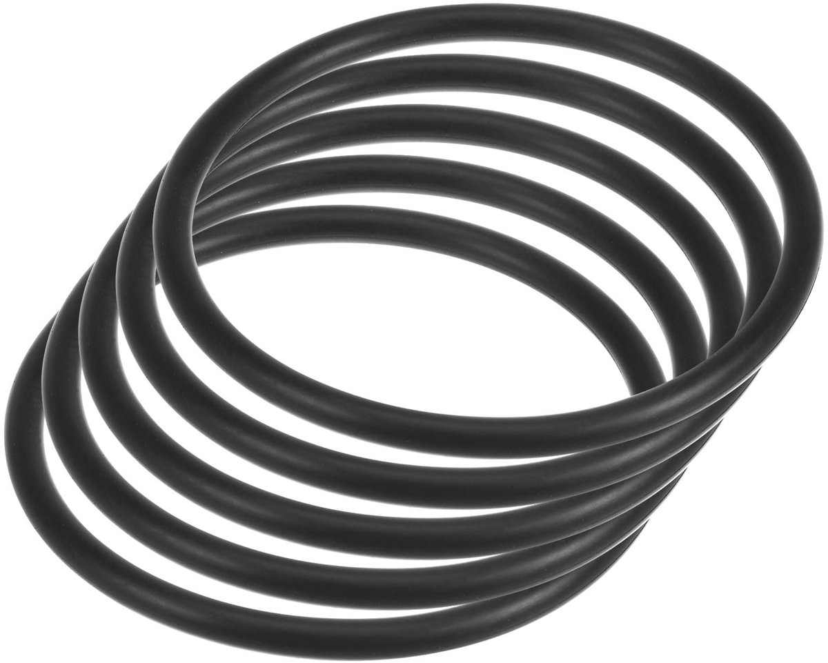 Dailygoods - 5 Stuks Nitril O-Ringen 80mm voor Naai Machine en Motor Reparatie