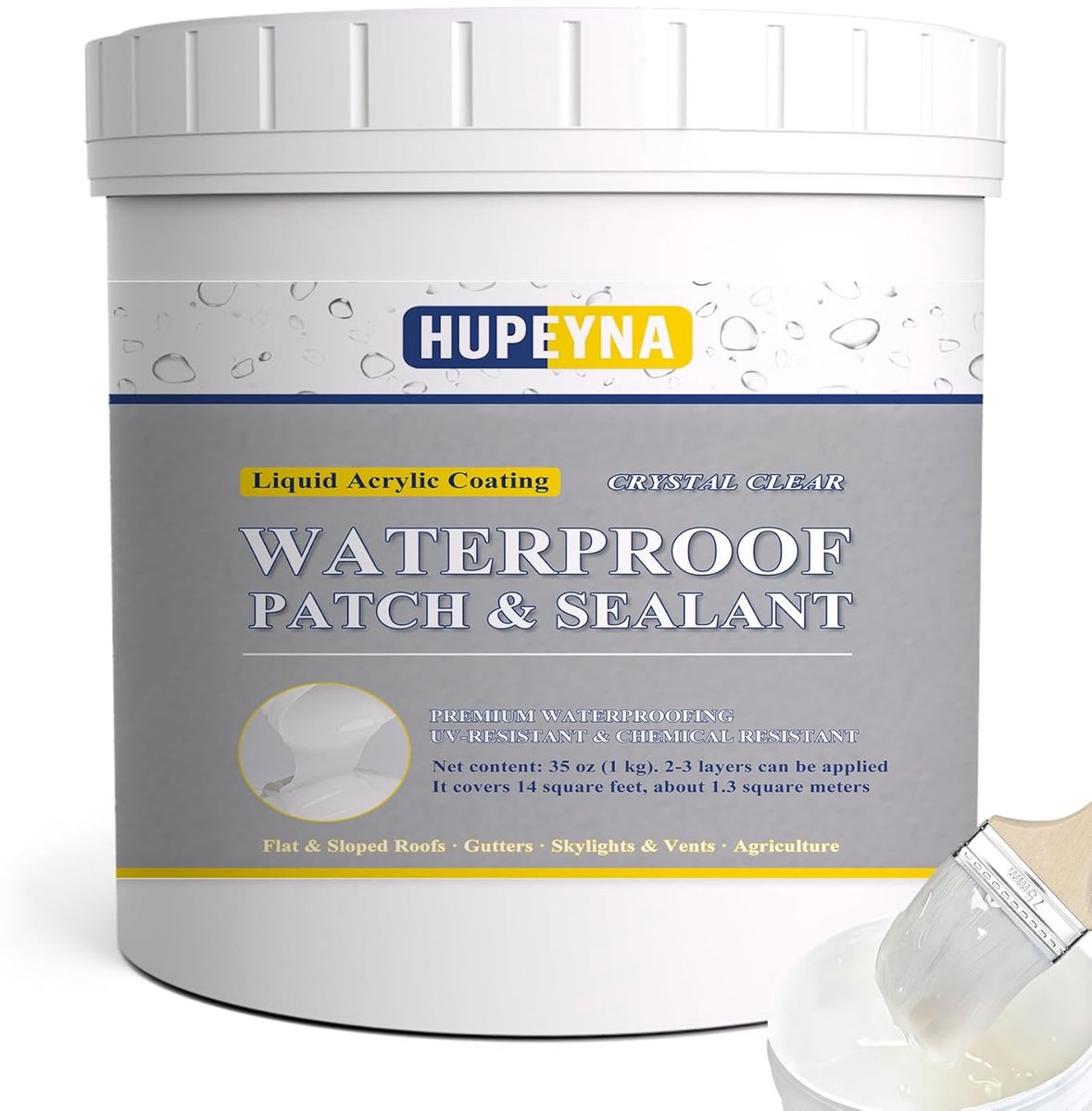SnelShoppen - Liquid Waterproof Sealant - Transparante Waterdichte Lijm - Perfect voor Binnen en Buiten - Duurzaam & Lange Levensduur - Vochtbestendig