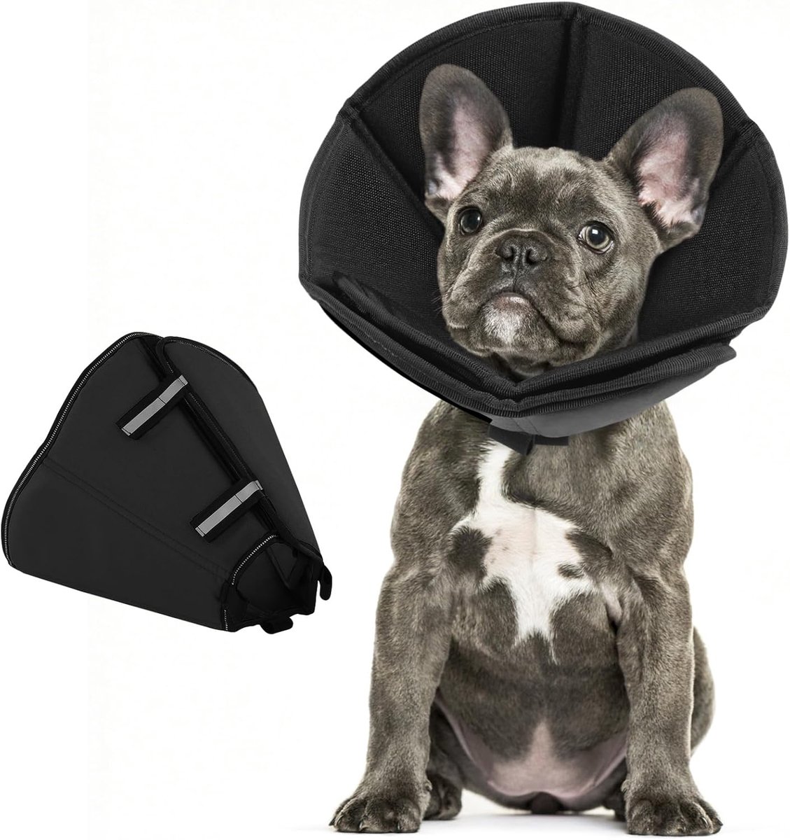 SnelShoppen - Dog Collar Anti-Leak, Zachte en Lichte Post Operatieve Herstelband, Geschikt voor Kleine, Middelgrote en Grote Honden, Elizabeth Kraag (