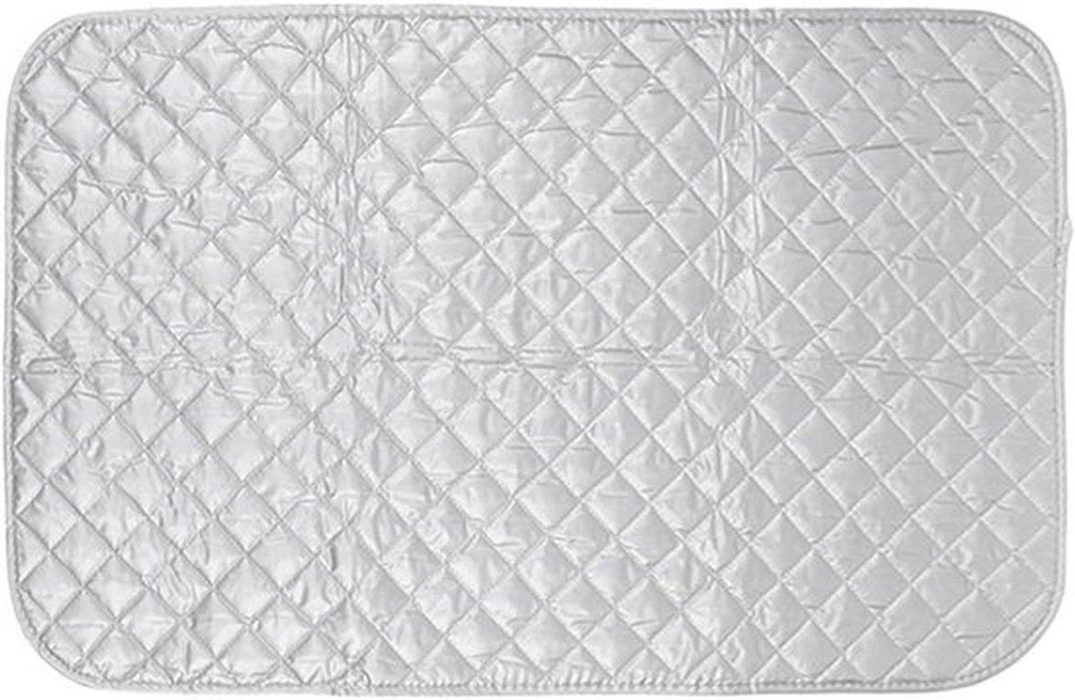 Strijkmat Hittebestendig - Opvouwbaar - Draagbaar - Katoen - 85 x 48 cm - Geschikt voor Tafel en Glad Vlak - Strijkdeken