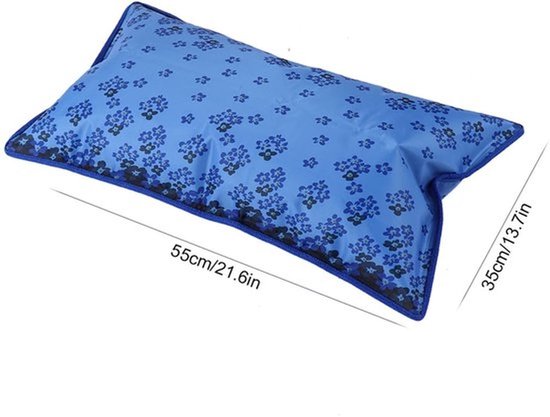 Dailygoods- Koelkussenmat waterdicht - Multifunctioneel Kussen/Rugkussen - Slijtvast - Opvouwbaar - 55x35 cm - Snelle waterinjectie - Waterkussen van Dailygoods — afbeelding 2