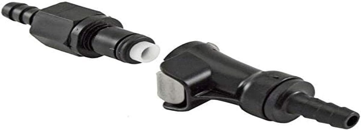 SnelShoppen - Universele Snelkoppeling 5mm/6mm voor Benzineslang - Voor Grasmaaier, Tuin, Tractor, Motorfiets & Moped - Krachtige en Duurzame Koppelin
