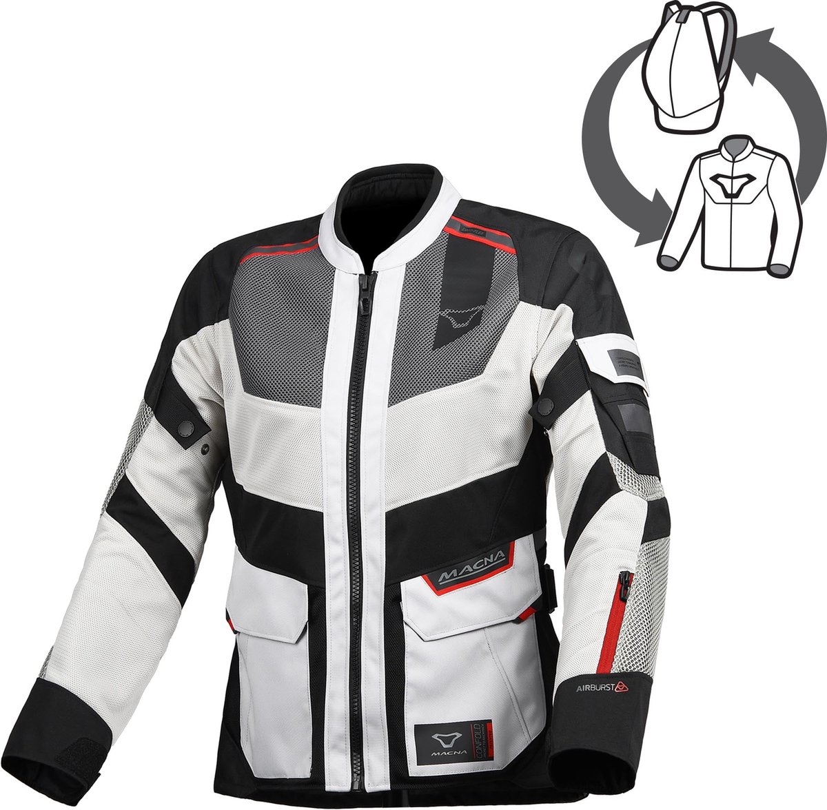 Macna Travelair Dames motorfiets textieljas -