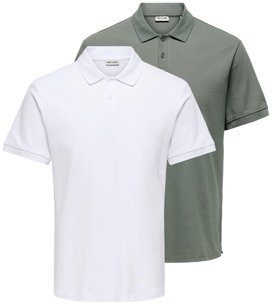 Only & Sons Heren poloshirt 2 pack Ben